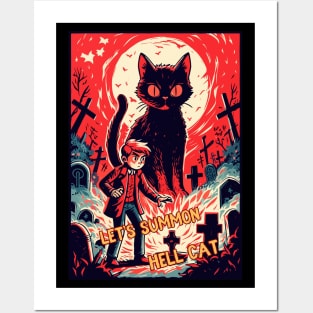 Let's summon hell cat Posters and Art